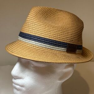 Scala Tan 100 % Toyo Fedora Size Large